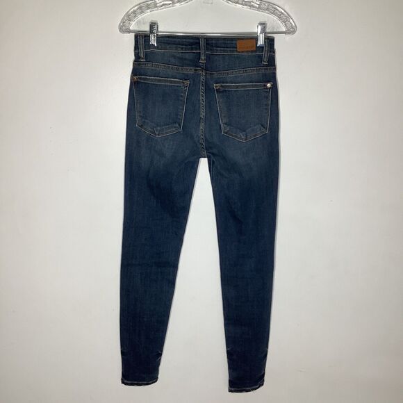 Judy Blue Womens Skinny Fit Distressed Denim Jeans Blue Size 3/26 - Picture 3 of 12